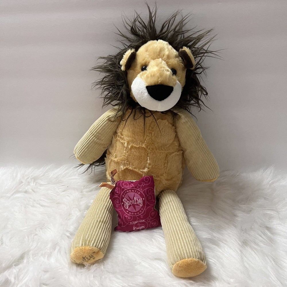 Scentsy Buddy Roarbert The Lion Retired Plush Stuffed Animal W/ Scent Pak Linger